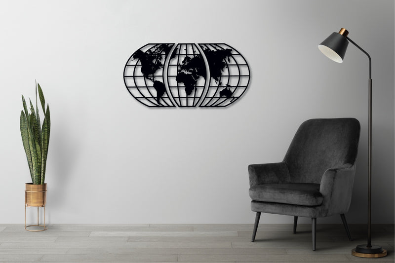 Double T Concept® Wall Art Wereld