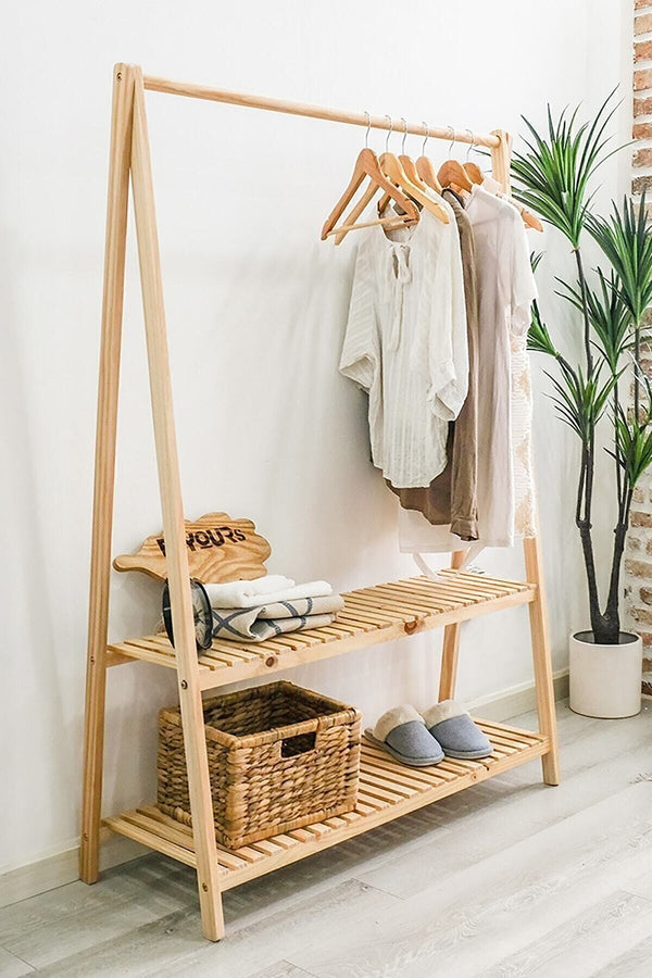 Double T Concept® Flora Clothing Rack Naturel