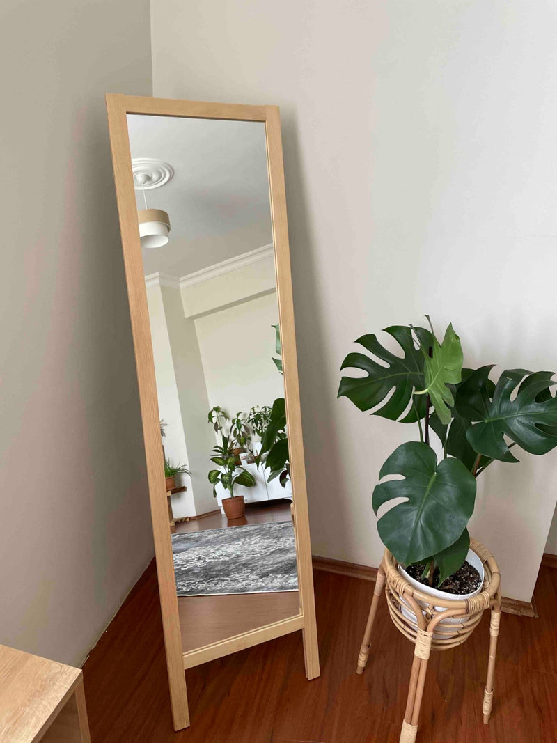 Double T Concept® Standing Mirror Naturel