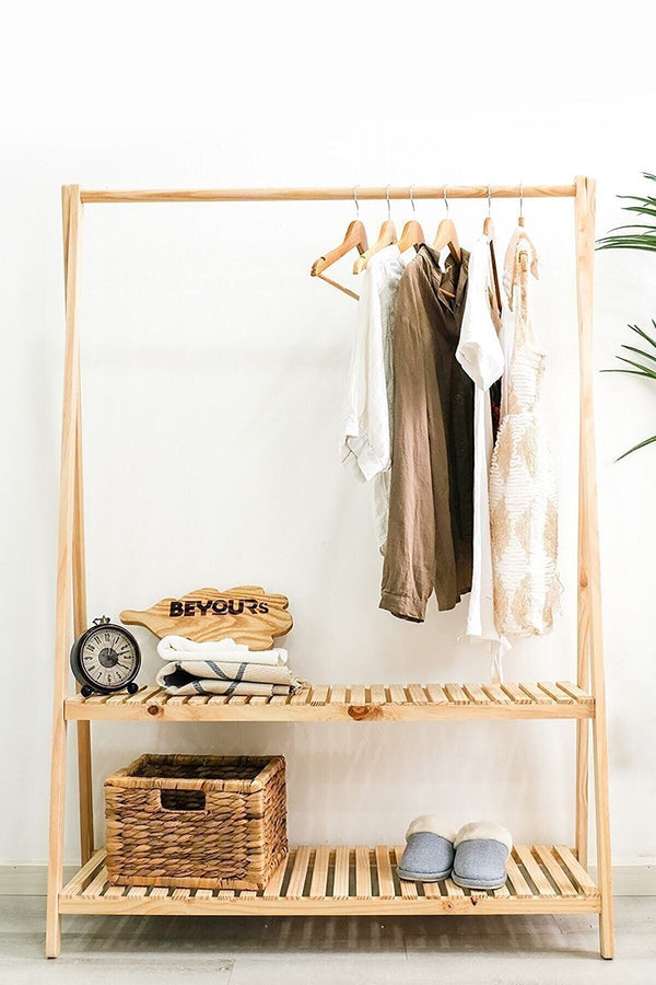 Double T Concept® Flora Clothing Rack Naturel