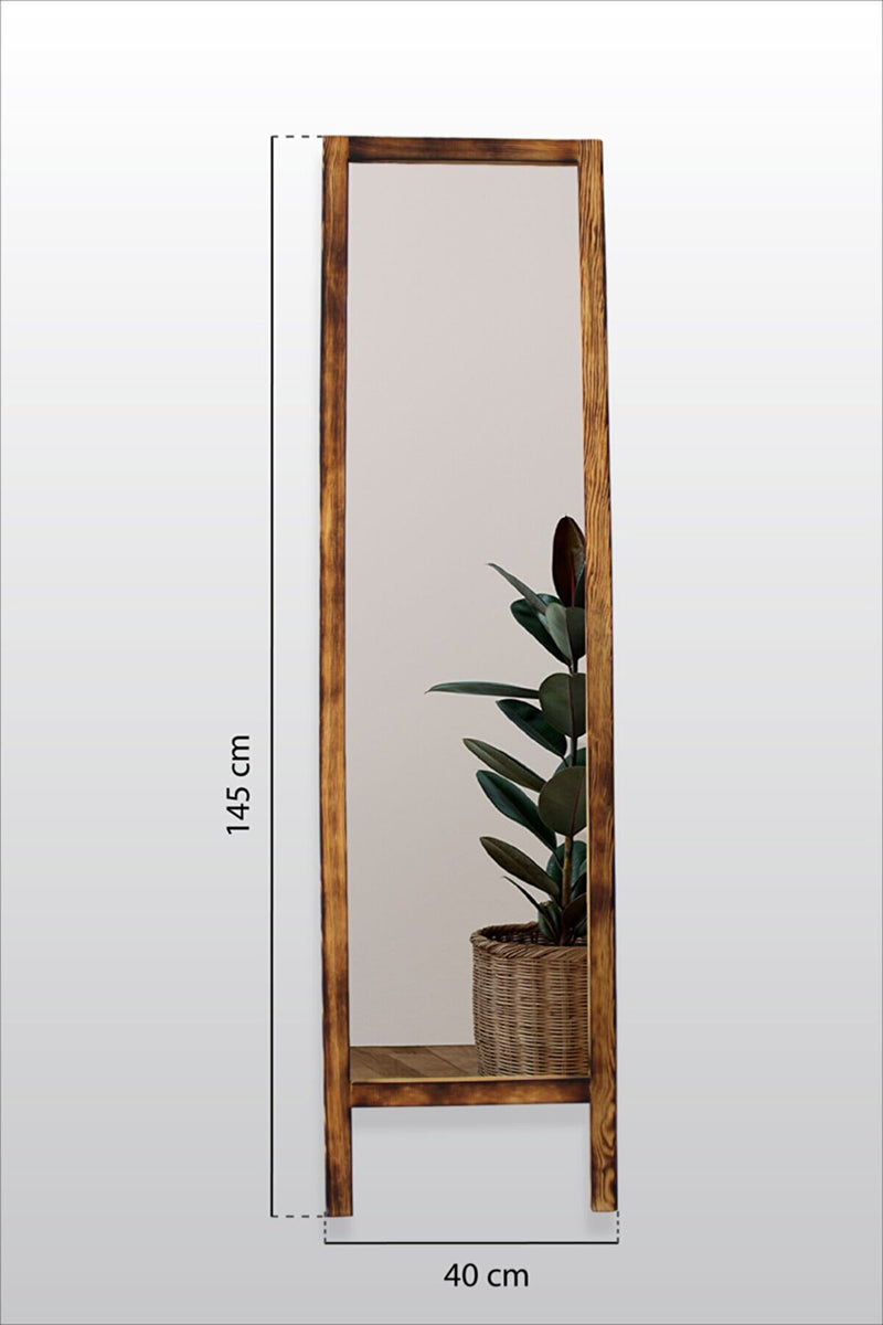 Double T Concept® Standing Mirror Rustic